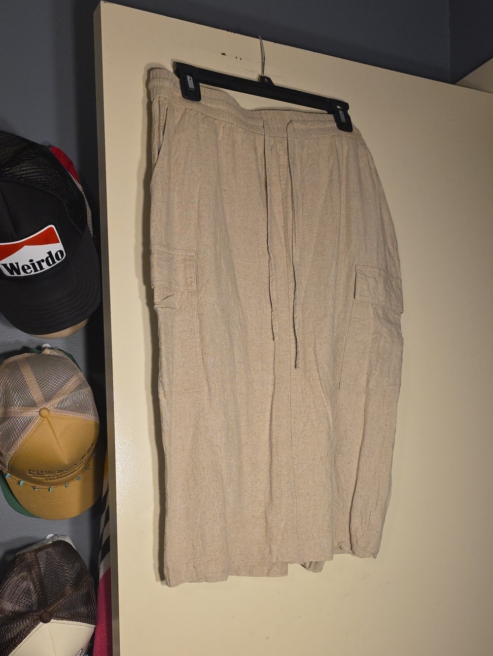 a new day Linen Cargo Skirt